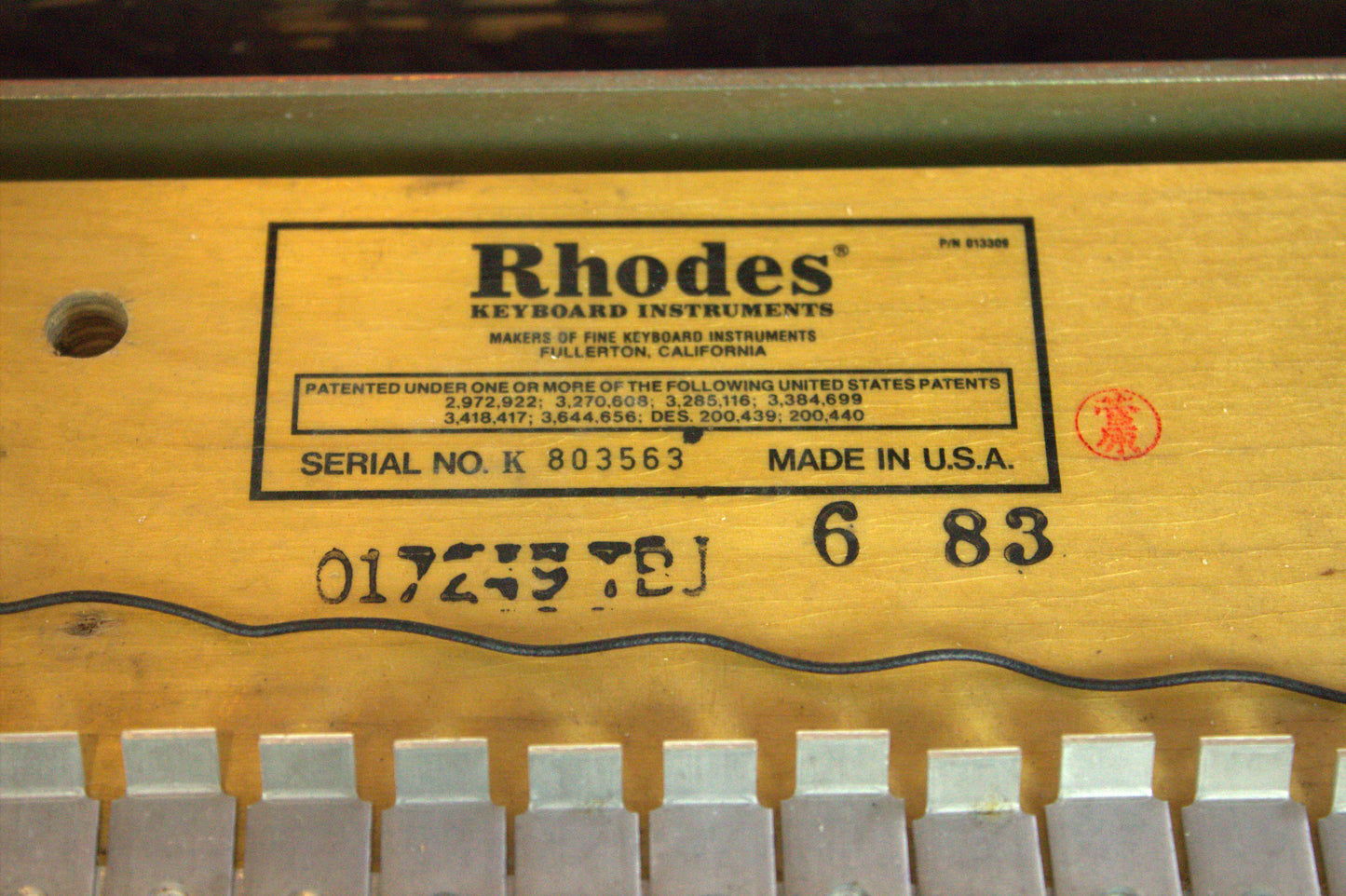 1983 MKII Suitcase 73 - Flat top conversion